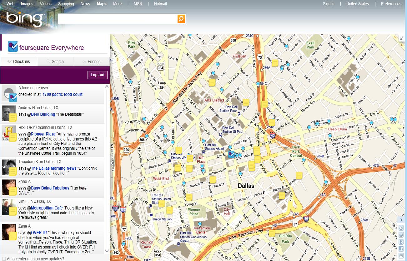 Bing Map با Google Map  به رقابت می پردازد!