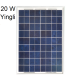 Polycrystalline Yingli Solar Solar panel 20 watts 16.6 volts 