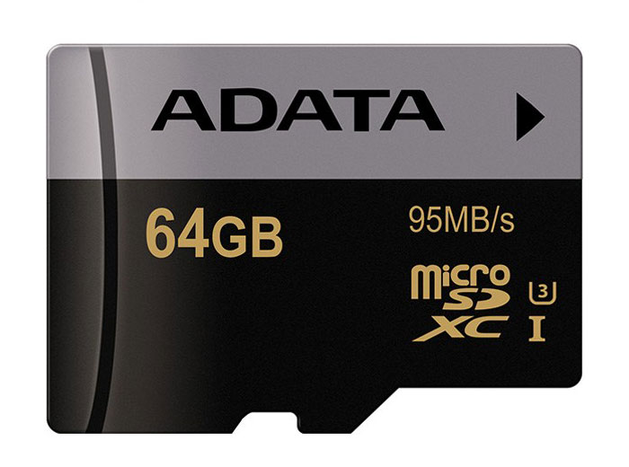 Micro SD ADATA Premier Pro UHS-I U3 Class 10 95MBps microSDHC - 64GB 
