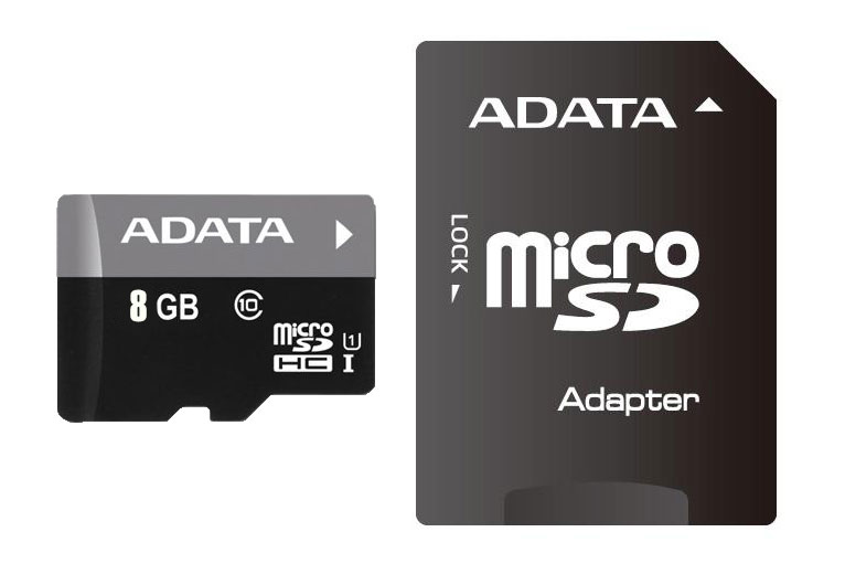 Micro SD ADATA Premier UHS-I Class 10 30MBps microSDHC With Adapter - 8GB 