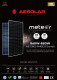 Monocrystalline AE SOLAR 570 Watt Bifacial Solar Panel METEOR Series 