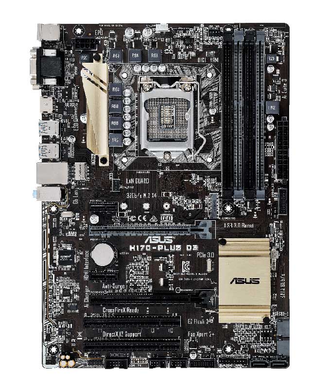 Motherboard INTEL Support ASUS H170-PLUS D3 (1151) 