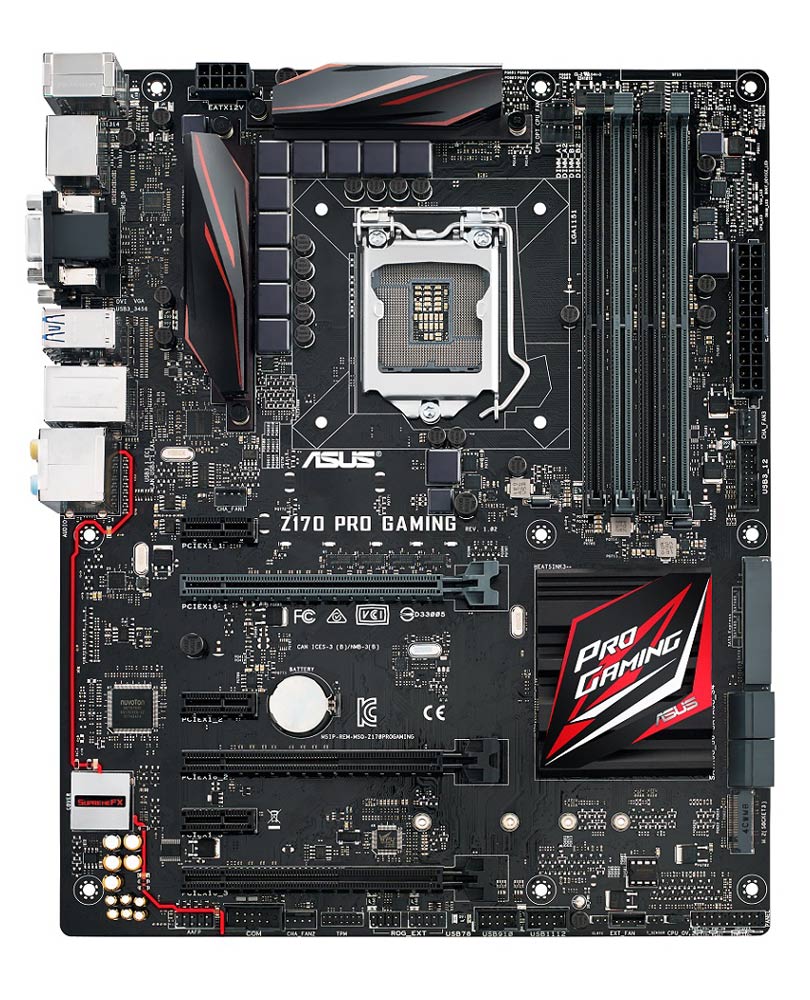 Motherboard INTEL Support ASUS Z170 PRO GAMING (1151) 