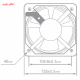 Rack Fan DATASHEEN ball bearings 