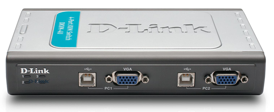 KVM Console  D-LINK -4U 4-Port USB KVM Switch  