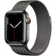 Smart Watch Apple 77 Series 45mm Stainless Steel Case with Milanese Loop Steel Band 