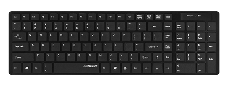 Keyboard GREEN GK-101W Wireless Ultra Slim 