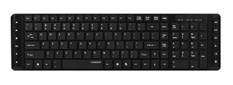 Keyboard GREEN GK-301 Ultra Slim Multimedia 