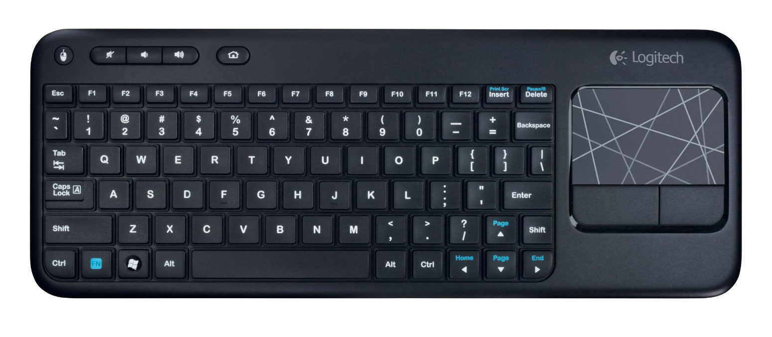 Keyboard Logitech K400 with Touchpad Wireless 