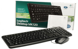 Logitech Wired MK120 Keyboard And Mouse