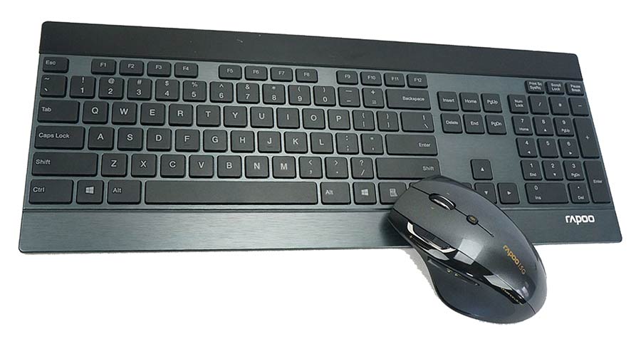 Keyboard And Mouse Rapoo 8900p Wireless 