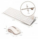 Keyboard And Mouse Rapoo 9160 Wireless Golden Series 