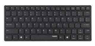 Rapoo E6350-B Bluetooth Mini Keyboard - BLACK / Blade Series Keyboard