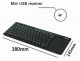 Keyboard Rapoo K2600 TouchPad Slim Thin Wireless 