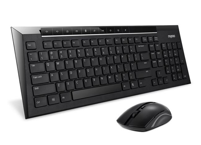 Keyboard And Mouse Rapoo Optical 8200P Wireless 