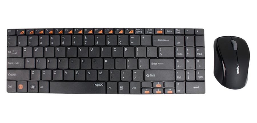 Keyboard And Mouse Rapoo Optical 9060 Wireless 