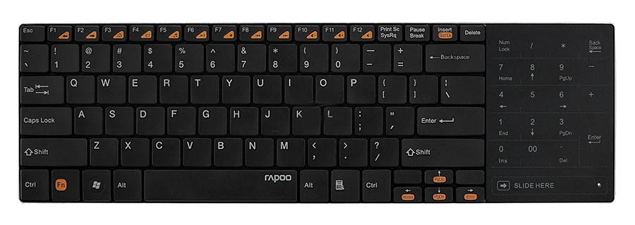 Keyboard Rapoo TOUCHPAD E9080P Wireless 