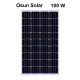 Monocrystalline Osan Solar 100 watt solar panel 