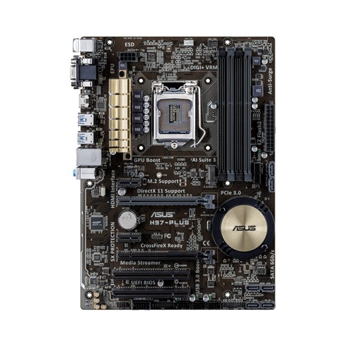 Motherboard INTEL Support ASUS  H97-PLUS(1150) 