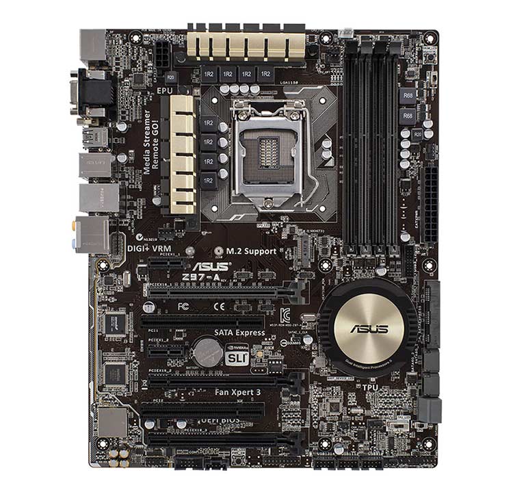 Motherboard INTEL Support ASUS Z97-A (1150) 