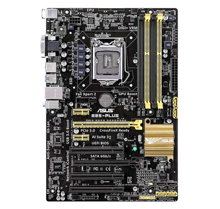 Motherboard INTEL Support ASUS B85-PLUS (1150) 