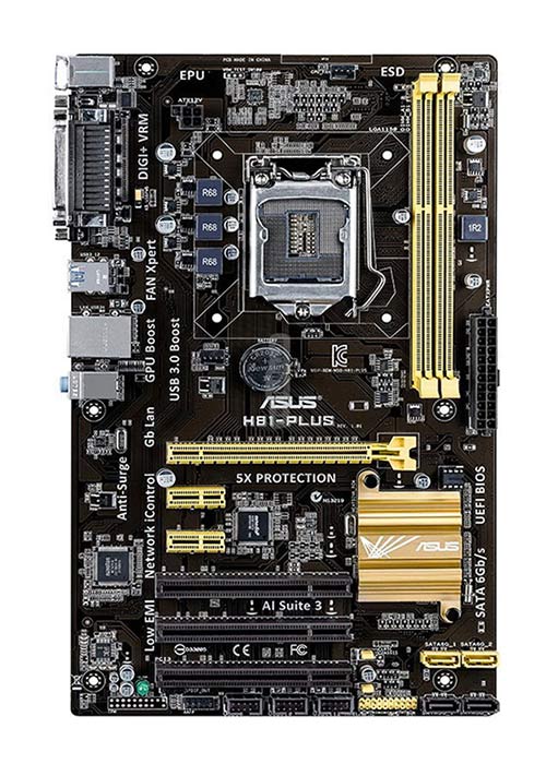Motherboard INTEL Support ASUS  H81-PLUS(1150) 