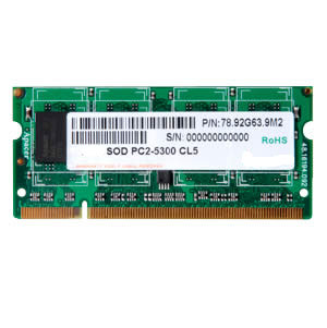 Notebook Ram ROHS 512 DDR2  667  