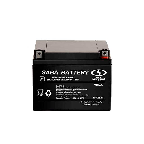 Sealed Lead Acid Battery Saba Battery 28 Amp 12 Volt Battery 