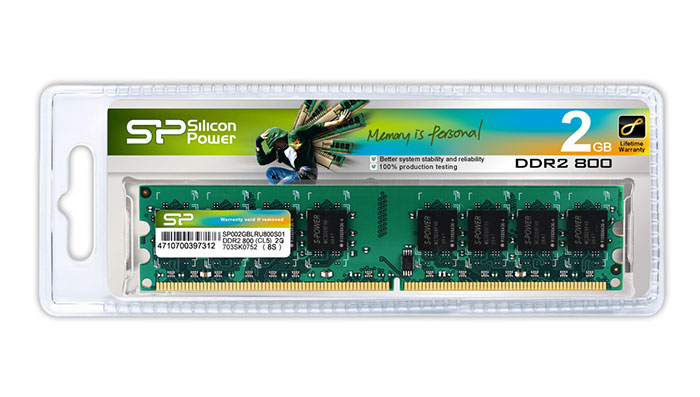 Ram Silicon Power 2GB DDR2 800 