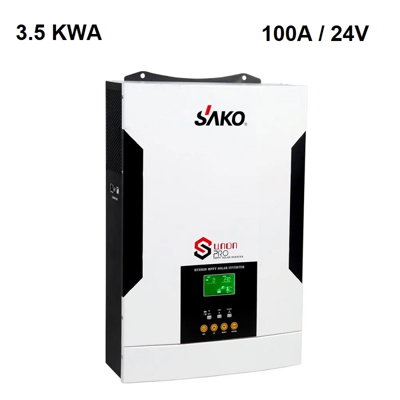 sunverter SAKO 24 Volt SUNON PRO model with 100 Amp MPPT charger 