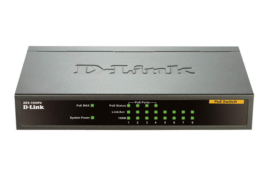 Switch D-LINK DES-1008PA 