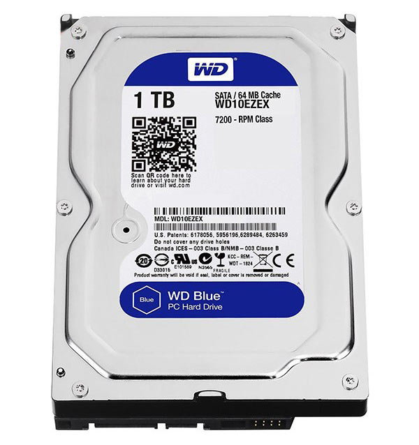 Internal Hard Disk Western Digital 1TB BLUE 