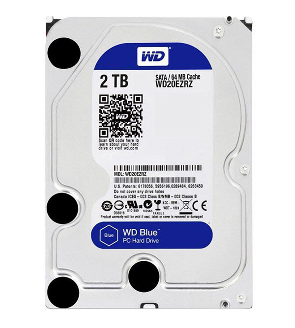 Internal Hard Disk Western Digital 2TB SATA 6Gb/s BLUE 