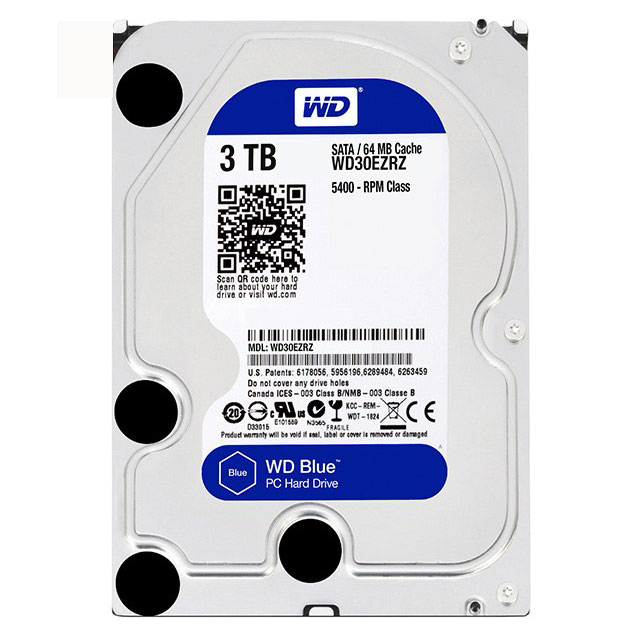 Internal Hard Disk Western Digital Blue WD30EZRZ - 3TB 