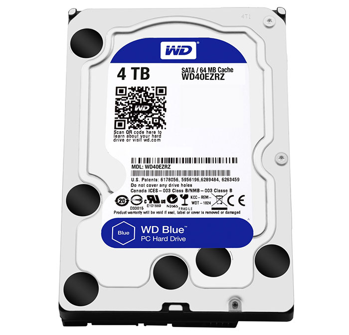Internal Hard Disk Western Digital Blue WD40EZRZ - 4TB 