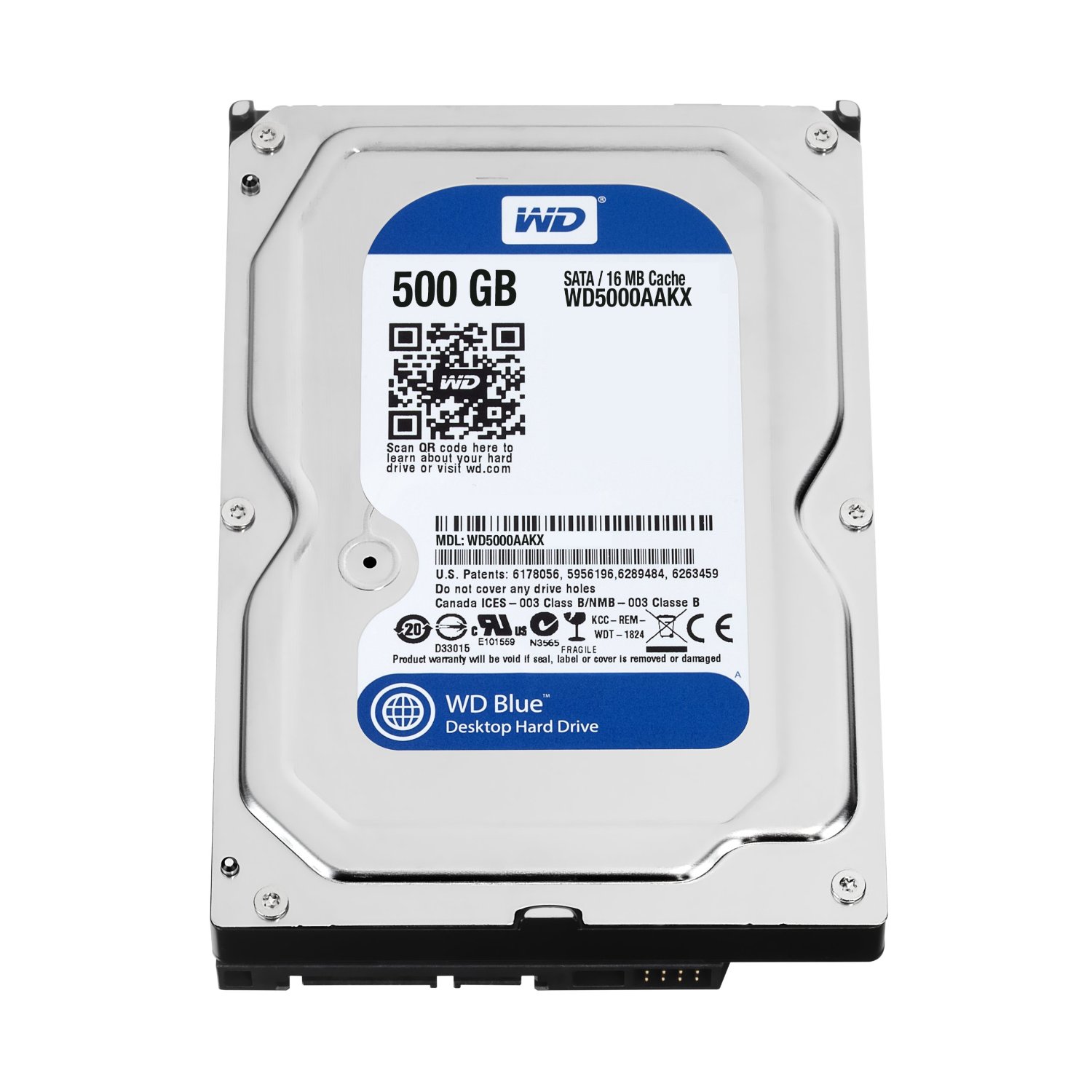 Internal Hard Disk Western Digital 500GB SATA 6Gb/s BLUE 