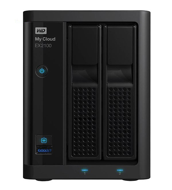 NAS Western Digital My Cloud EX2100 2-Bay - 12TB 