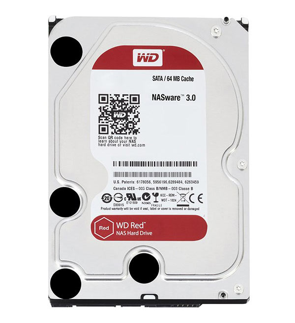 Internal Hard Disk Western Digital 1TB - WD10EFRX Red 